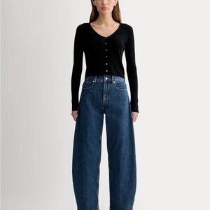 Everlane THE WAY-HIGH® CURVE JEAN Ocean Blue